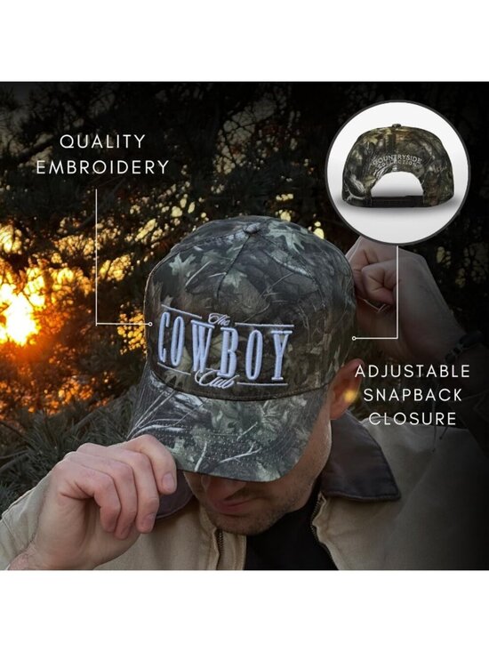 Unisex Camo Cute Caps Cowgirls Cowboys Snapback Western Trucker Hat main image 6